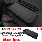 Car Dashboard Navigation Screen Storage Box for ZEEKR 7X Interior Accessories 2024 2025 for Left Hand Drive