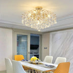 Modern Crystal LED Lights Chandelier For Living Room Decor Bedroom Ceiling Lamp Hanging Light Fixture Home Decoration Luxury