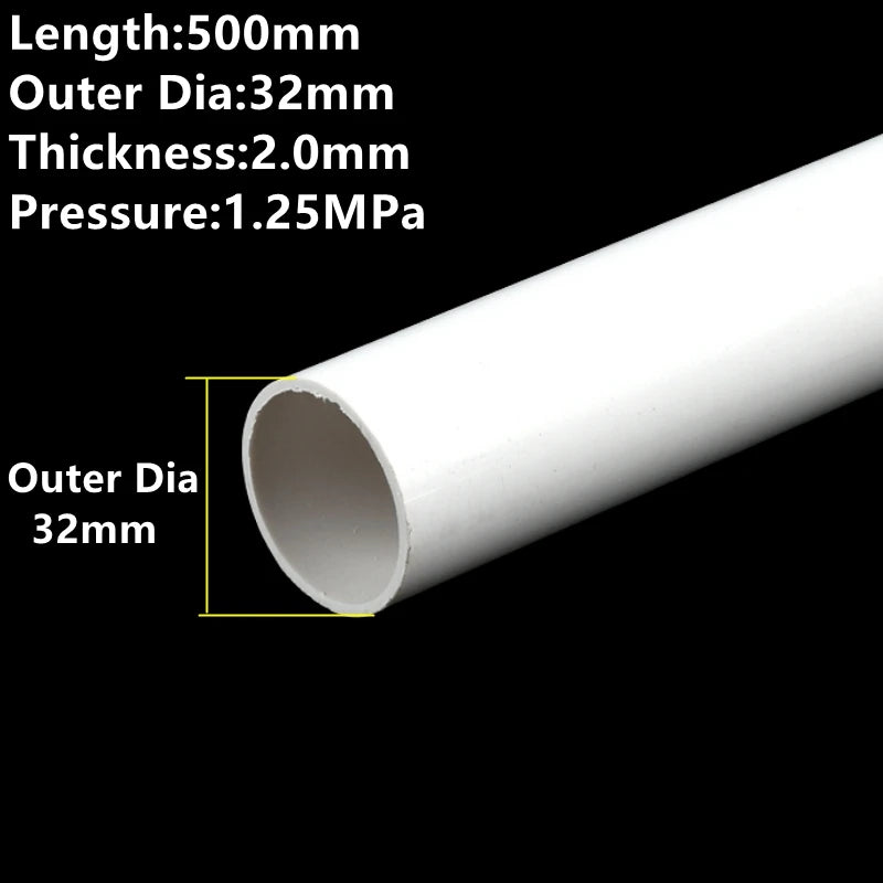 20/25/32/40/50mm White PVC Pipe Clamp UPVC Tube Holder Garden Water Pipe Connector U-shaped Clips Aquarium Fish Tank Accessories