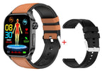 ET580 Smart Watch Men 2.04inch AMOLED Large Screen Bluetooth Call ECG Blood Pressure Oxygen Health Monitor SOS Smartwatch
