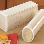 1Pcs Round & Rectangular Design Stackable Airtight Food Storage Containers With Flip-Top Lids Organizers For Kitchen