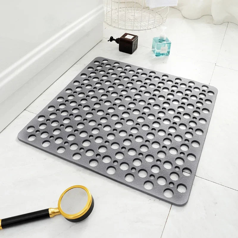 Shower Bath Mat Environmental Protection Tasteless TPE Toilet Household Bathtub Bathroom Hollow Hydrophobic Thicken AntiSlip Pad