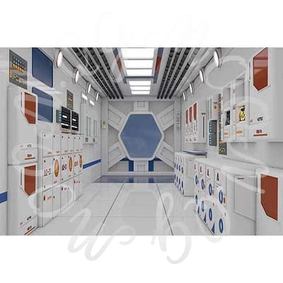 MOON.QG Baby Shower Boy Birthday Party Universe Cockpit Backgrounds for Photographs Spaceship Backdrop Photo Studio Photozone