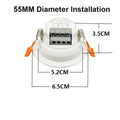 Smart Life Zigbee Human Presence Detector 100-240V Tuya  Radar Pir Montion Sensor Adjustable angle  Luminance Detection