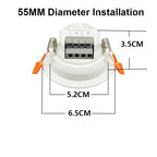 Smart Life Zigbee Human Presence Detector 100-240V Tuya  Radar Pir Montion Sensor Adjustable angle  Luminance Detection