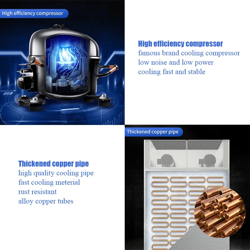 Kitchen 6 Doors Upright Freezer Refrigerator Restaurant 1465L Vertical Cooler Refrigerator Fridge