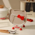 Hello Kitty Storage Rack Cute Multifunctional Plate Storage Rack Kitchen Sitting Style Pot Holder