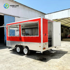 Food Carts and Food Trailer Trucks with Full Kitchens Gas Chicken Grills and Rotating Restaurant Equipment