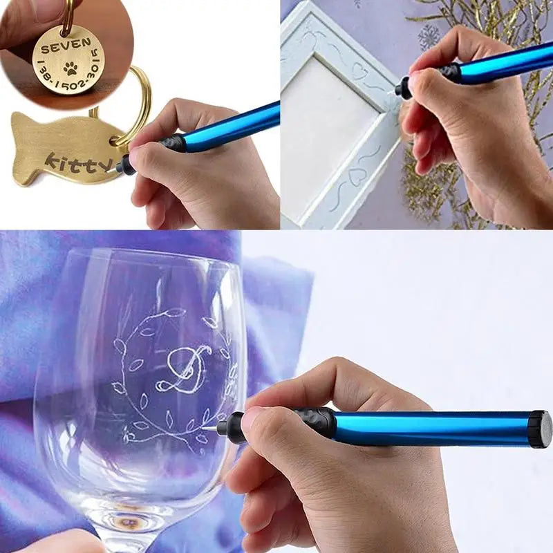 Metal Engraver Pen Small Engraving Machine Small Beginner Friendly Cordless Rotary Tool Battery-Operated For Woodworking