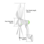 Wall Fan Small Wall Mounted Electric Fan No Drilling Required For Hous