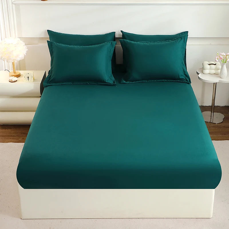 Twin Full Queen King Comforter Mattress Topper Bed Sheet And Pillowcases White Set In A Carton
