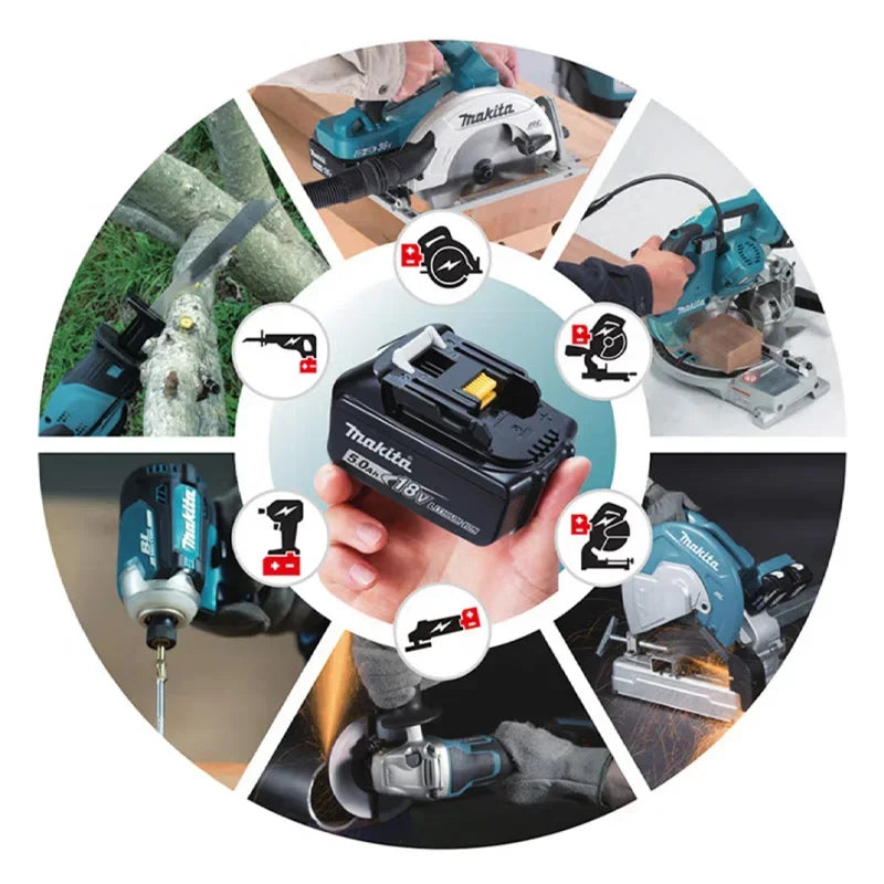 🍀⚡️Makita Original 18V 2.0/5.0/6.0Ah Rechargeable Lithium-ion Battery for DTD173 TWO04G DTW700 DGA404 High-Quality Power Tool