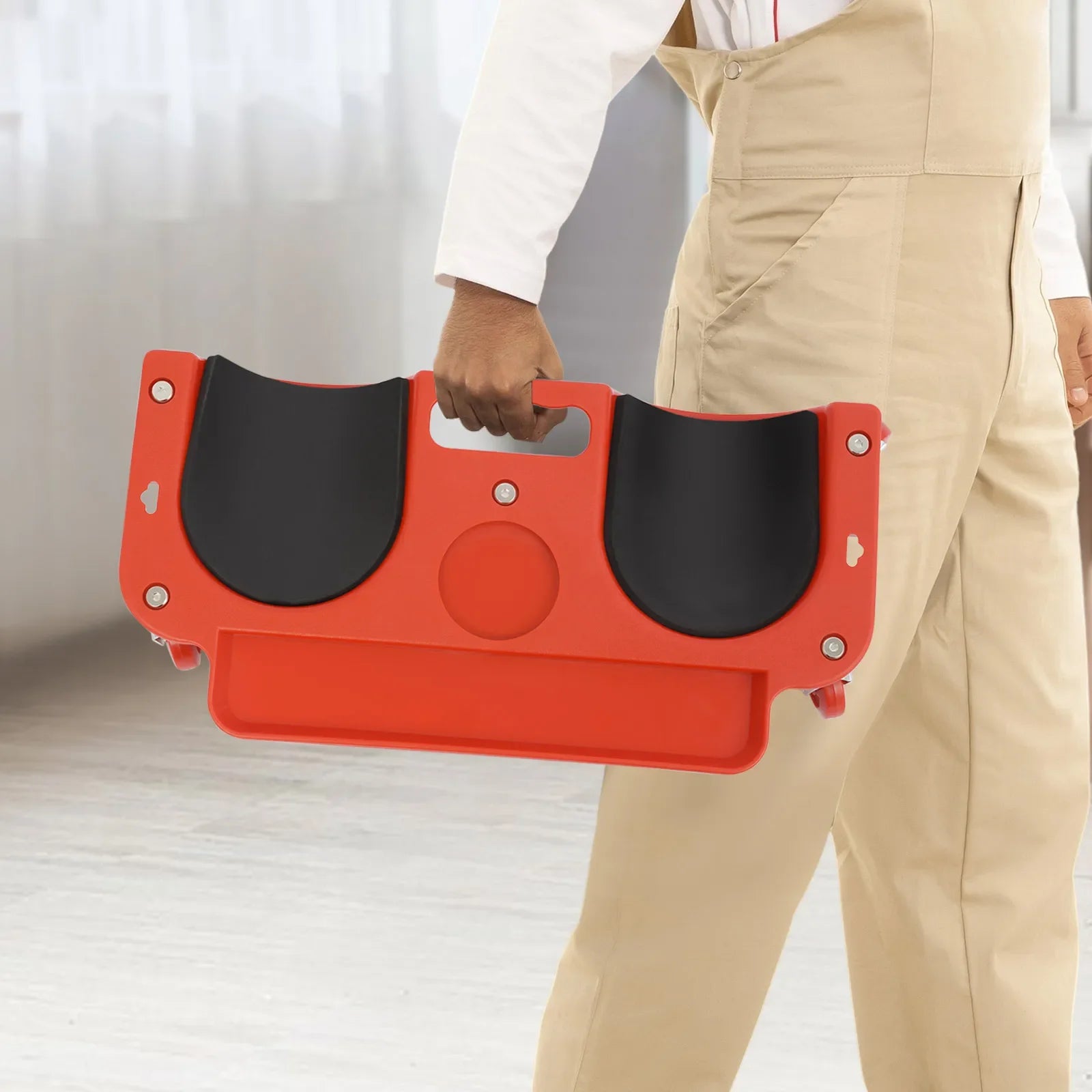 Kneepad with Universal Wheels for Auto Repair Multifunctional Knee-pads Workers' Tools Repair Tools
