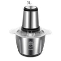 Electric Meat Grinder Stainless Steel Food Processor Chopper Kitchen Utensils Vegetable and Fruit Chopper Household Grinder