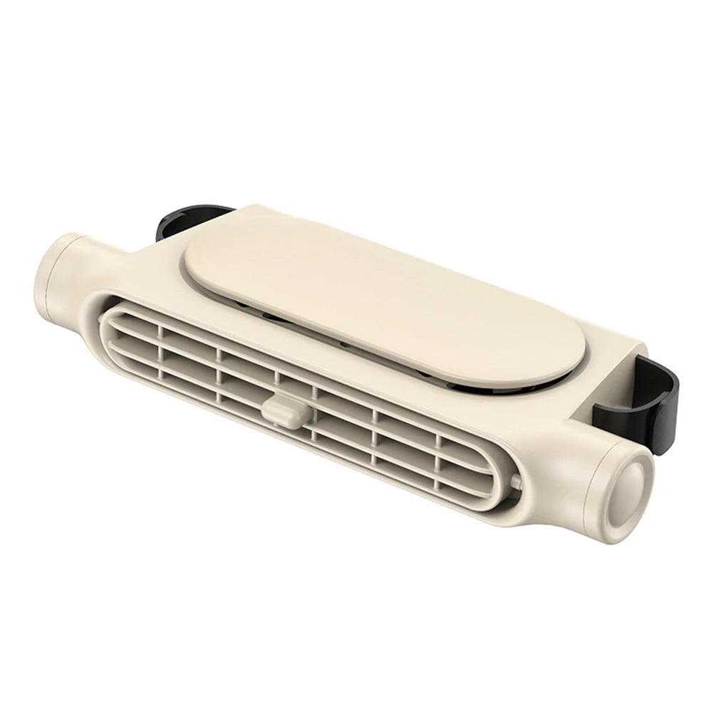 Portable Car Seat Fan with Three Speed Settings Adjustable Airflow USB Powered for Front and Rear Seats