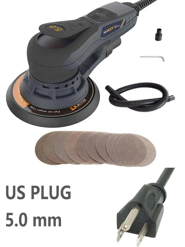 MAXXT orbital sander 6" 5.0mm/2.5mm Automotive Brushless Random 150mm Electric Variable Speed car polishing machine