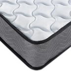 Good Nite 4FT6 Double Mattress - Cloud Memory Foam with Responsive Springs, Medium Firm Feel & Airflow Cover for Couples