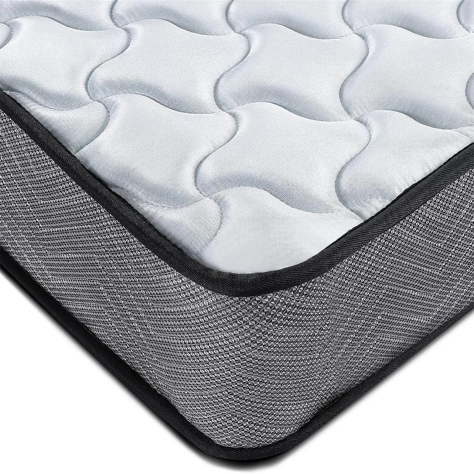 Good Nite 4FT6 Double Mattress - Cloud Memory Foam with Responsive Springs, Medium Firm Feel & Airflow Cover for Couples