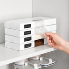 Kitchen Fresh-Keeping Bag Garbage Bag Storage Box Folding Storage Box Big/Small Disposable Gloves Plastic Bag Sorting Box