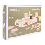 Children Luxury Kitchen Pretend Play Set Wooden Imitation Game Pot Set Cooking Food Simulation Cake Bread Baking Toys for Girls