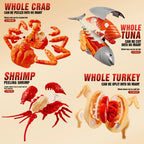 Kid Pretend Play Kitchen Fun Cutting Simulate Seafood Play House Set Puzzle Education Toys for Kids Boys Girls Christmas Gifts