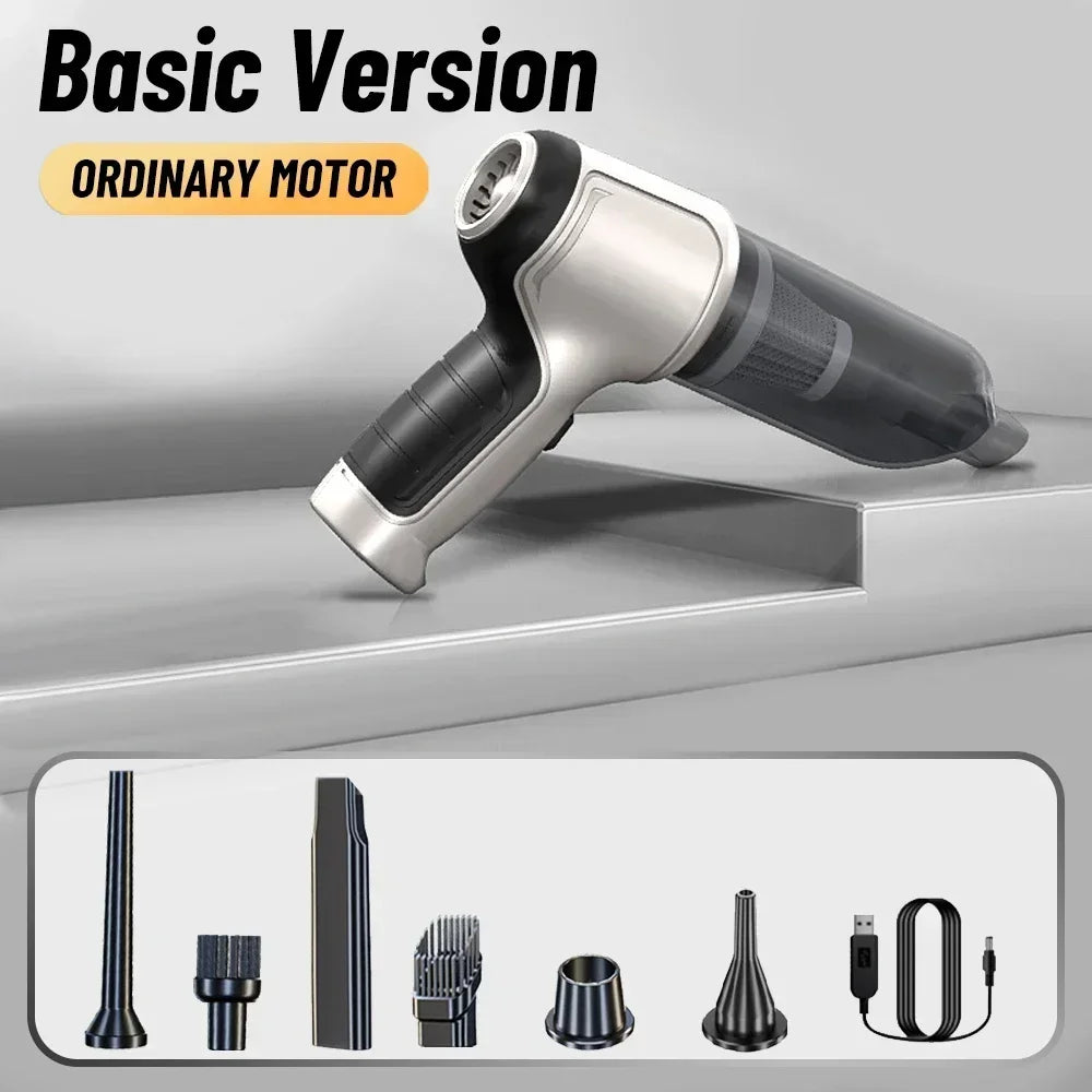 SZUK 638000Pa Car Vacuum CIeaner Wireless Mini Handheld Cleaning Machine Powerful Portable Blower Vacuum Cleaner for Car Home