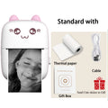 Portable Thermal Printer MINI Wirelessly BT 203dpi Photo Label Memo Wrong Question Printing With USB Cable Imprimante Portable