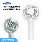 New Portable Handheld Fan 3 Gear Wind Power Angle Adjustable Large Win