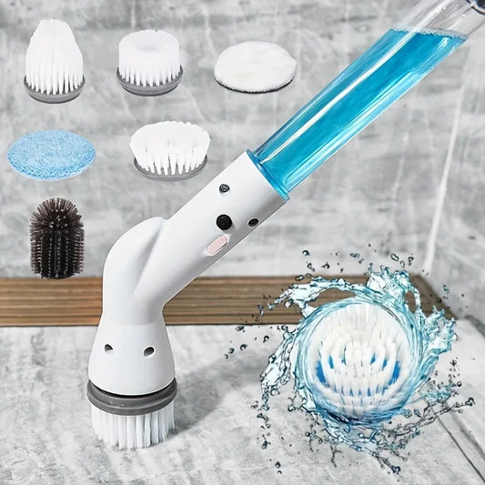 Multifunctional Electric Cleaning Brush USB Charging Bathroom Wash Brush Kitchen Cleaning Tool Household Cleaning Brush