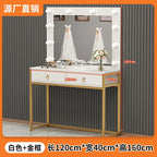 Photo studio dresser with lamp mirror integrated training school makeup table, hairdresser, beauty salon, wedding dress shop,