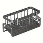 A36T-Kitchen Sink Organizer Rack,Kitchen Rack, Household Sink Tableware Drain Storage Rack,Sponge Detergent Storage Rack