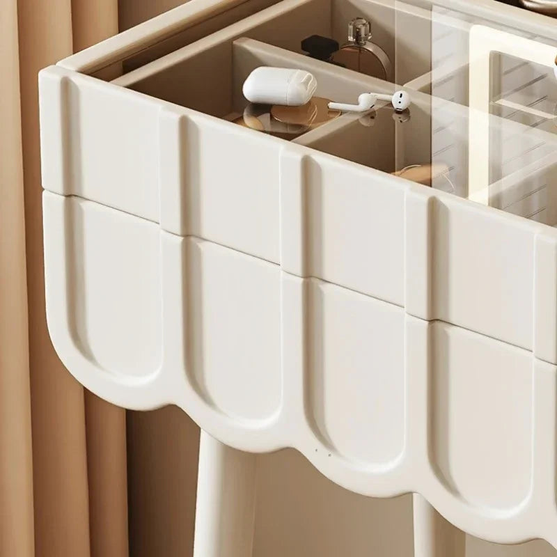 Modern Mini Flip Up Dressing Table Dresser Bedroom Minimalist Small 60cm Dresser Bedroom Living Room Hallway Home Furniture