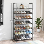 Multi-layer simple dustproof shoe rack space-saving home shoe cabinet suitable for placing at the door easy to assemble