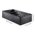 VEVOR Raised Garden Bed Outdoor Planting Boxes with Open Base for Growing Flowers/Vegetables in Backyard/Garden/Patio/Balcony