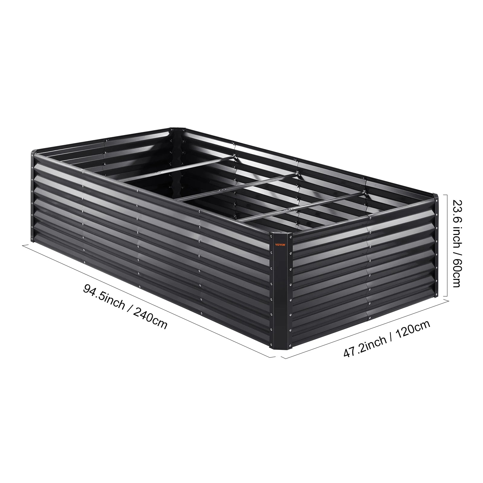 VEVOR Raised Garden Bed Outdoor Planting Boxes with Open Base for Growing Flowers/Vegetables in Backyard/Garden/Patio/Balcony
