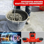 New Handheld Paint Concrete Mixer Machine Paddle Mixer Adjustable 6Speed Stirrer Electric Mix Stirring Tool M14 Mixing Rod 2800W
