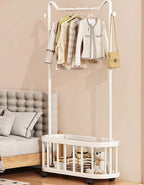 Household Clothes Hanger Floor-standing Bedroom Simple Clothes Hanger Clothes Rack Popular Coat Rack Clothes Hanger Storage