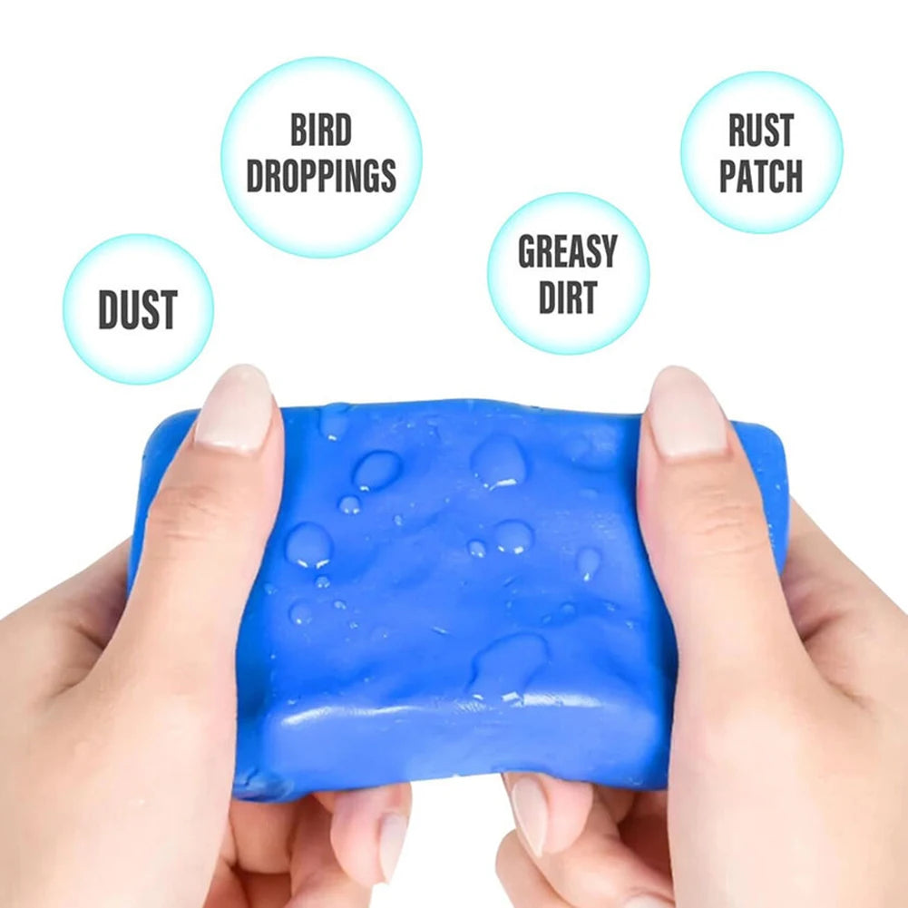 5Pcs Car Clay Bar Blue Vehicle Detailing Magic Cleaning Mud Car Cleaning Clay Bar Auto Detailing Cleaner Tool