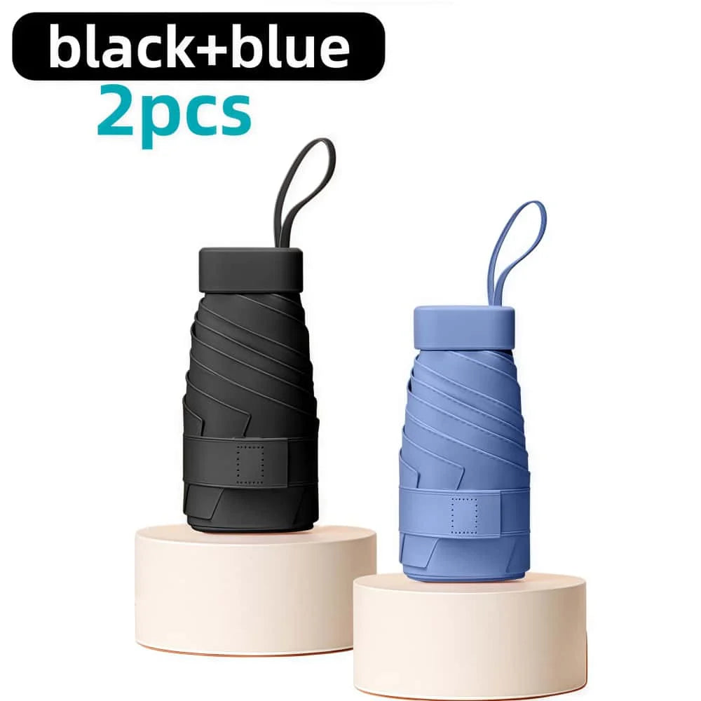 Mini UV Folding Umbrella - Lightweight Portable Parasol