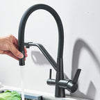 Filtered Kitchen Faucet Purification Water Tap Water Filter Tap For Kitchen Sink 3 in 1 Purifier Vessel Sink Mixer