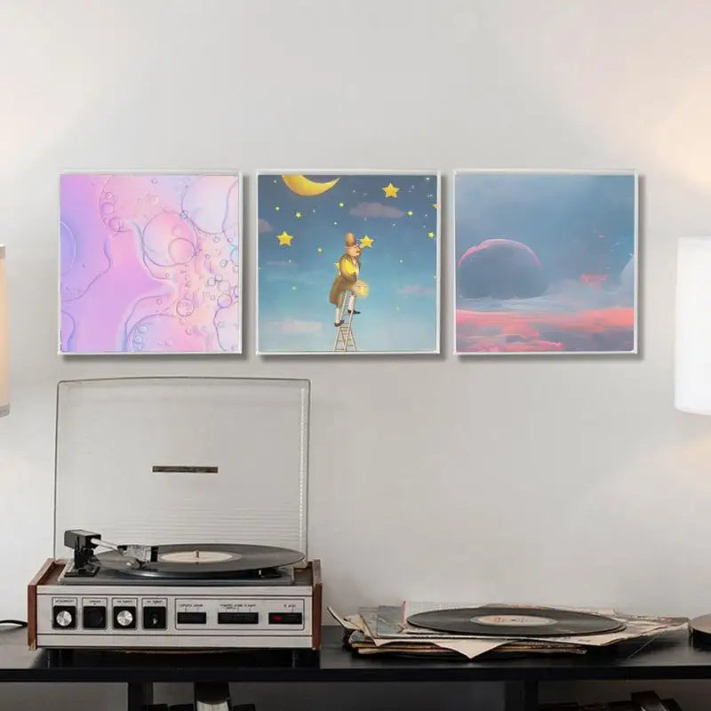 Vinyl Record Display Case Acrylic Wall Mount Holder For 12-Inch Vinyl Records Album Record Shelf Vinyl Record Wall Shelf