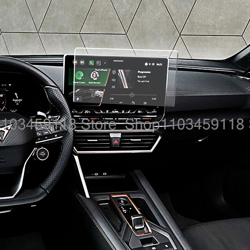 TPU screen Protector  film For Cupra Formentor 2025/Cupra Leon MK4 2024 2025 car 12.9inch GPS Navigation TouchScreen