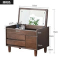 Storage Wood Vanity Table Mirror Nordic Modern Luxury Bedroom Dresser Makeup Drawers Beauty Schmink Tisch Bedroom Furniture
