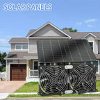 Greenhouse Efficient Heat Dissipation Outdoor Solar Exhaust Fan Suitab