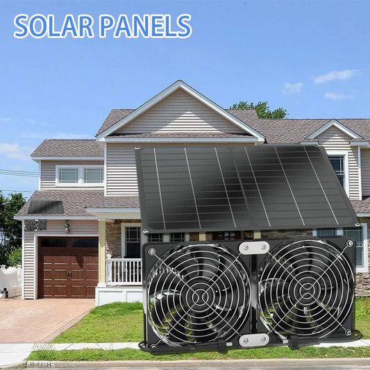 Greenhouse Efficient Heat Dissipation Outdoor Solar Exhaust Fan Suitab