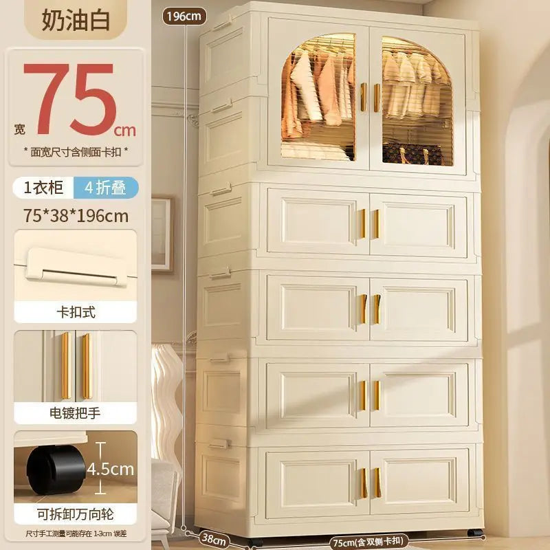 Dressers Bedroom Furniture Home Folding Wardrobe Household Children Wardrobe Home Bedroom Dwvo Storage Drawer Storage Cabinet
