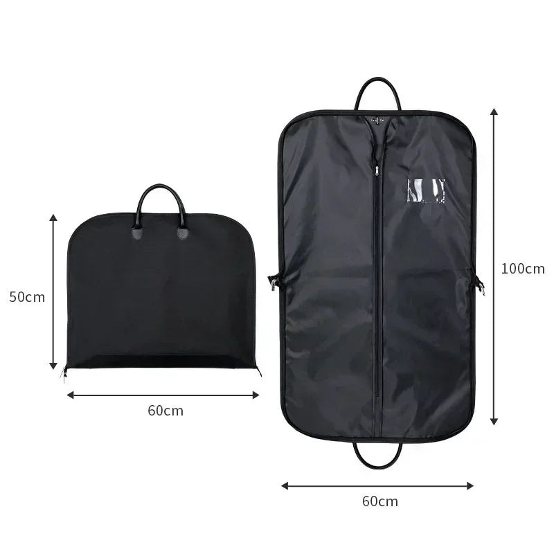 Premium Suit Cover Bag Waterproof Garment Bag with Handle Protective Cover for Clothes Suit Case Dustproof Clothes Organizer