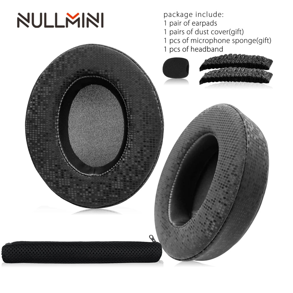 NullMini Replacement Earpads For Logitech G Pro X Headphone Cooling Gel Earmuffs Ear Cover Headband HeadBeam