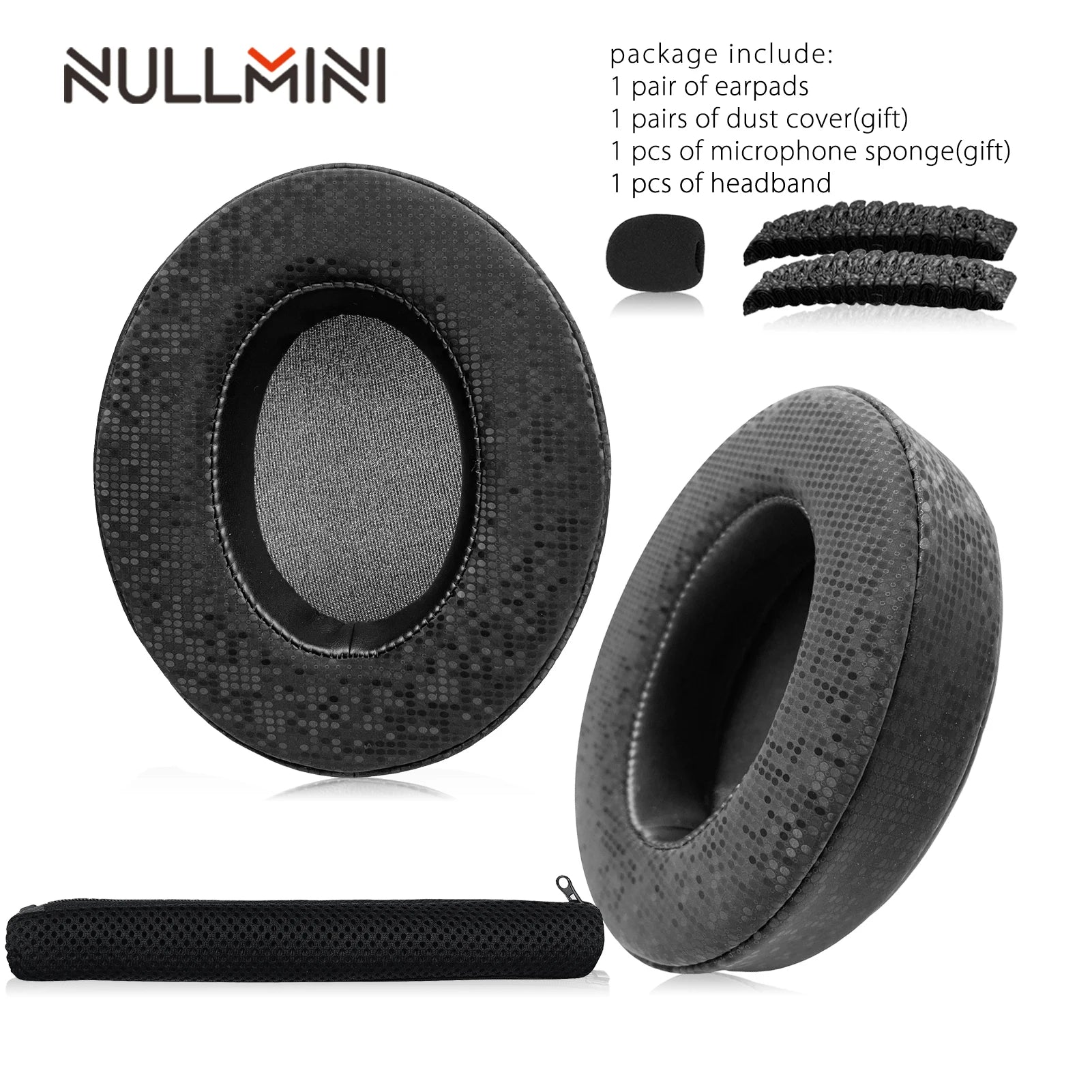 NullMini Replacement Earpads For Logitech G Pro X Headphone Cooling Gel Earmuffs Ear Cover Headband HeadBeam
