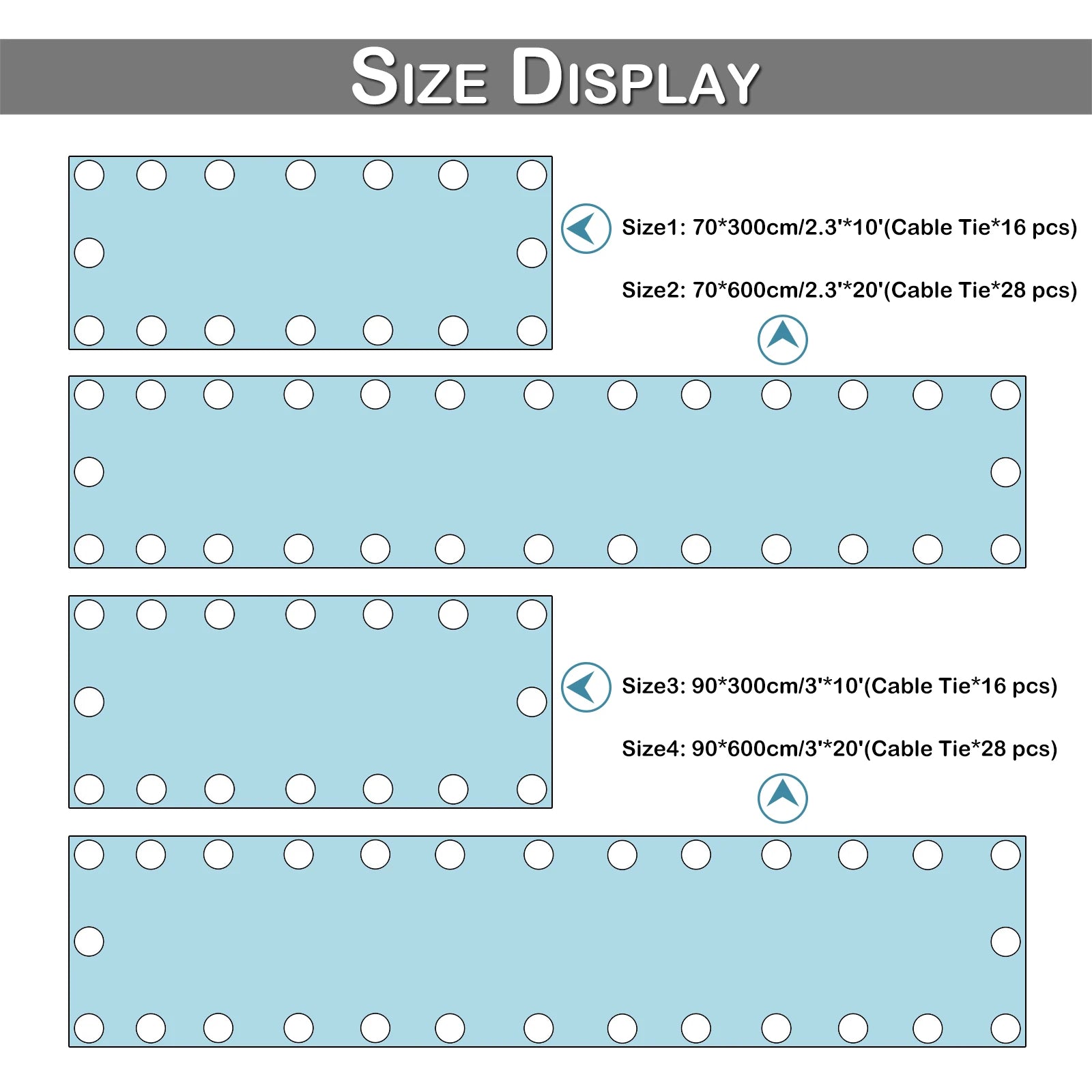 Balcony Privacy Screen Cover Fence Patio Waterproof Shade Cloth 70% UV Protection Shield Deck Shade Sail Garden Porch Pool Decor